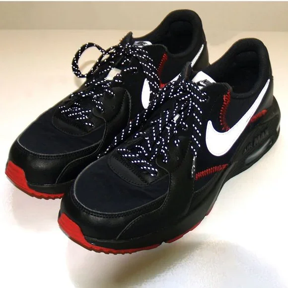 Nike Air Max Excee Sport Black Red Silver Sneakers Shoes DM0832-001 Men's 8.5 - Picture 3 of 14